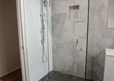 Melbourne Bathroom Frameless Shower Screen Installation 2 Famous Frameless