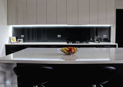 Famous Frameless Kitchen Glass Splashback Installation 5 Melbourne