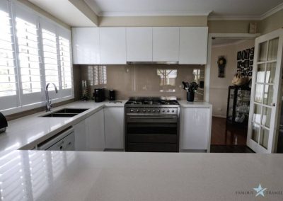 Famous Frameless Kitchen Glass Splashback Installation 6 Melbourne